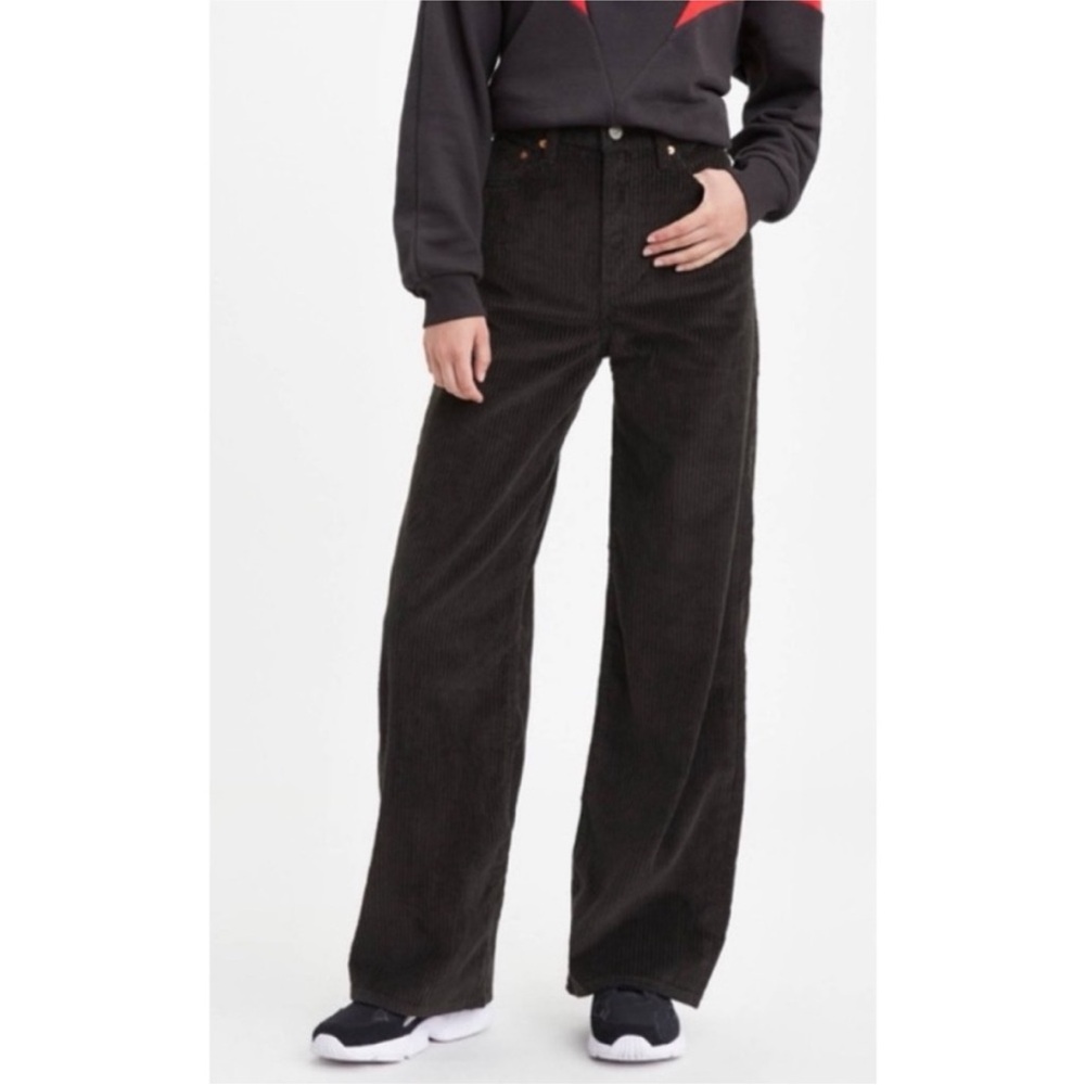 Levi's Low Pro Black Corduroy Pants